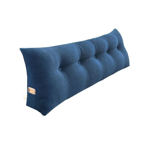 SOGA 120cm Blue Triangular Wedge Bed Pillow Headboard Backrest Bedside Tatami Cushion Home Decor SOGA 120cm Blue Triangular Wedge Bed Pillow Headboard Backrest Bedside Tatami Cushion Home Decor
